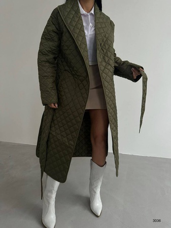 Женский тренч капитоне