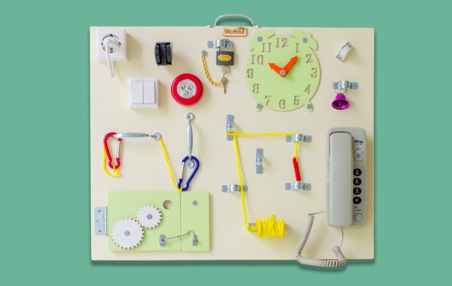 Бизиборд Woodle "Классик односторонний" 50 х 60 см