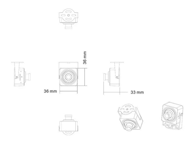 HN-M307SWAe (2.8) миниатюрная IP видеокамера 2Мп Hunter