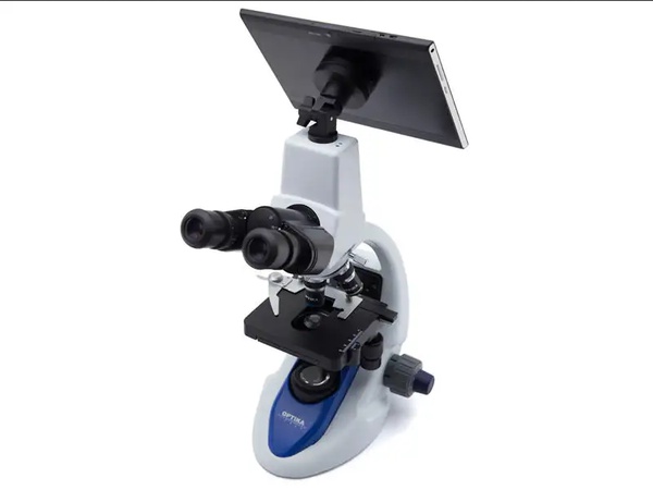Микроскоп Б-190ТБ с цифровой камерой и планшетом в комплекте.