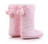 Ugg boots with plush pom-poms L-105