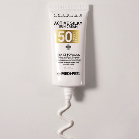 MEDI-PEEL ACTIVE SILKY Солнцезащитный крем