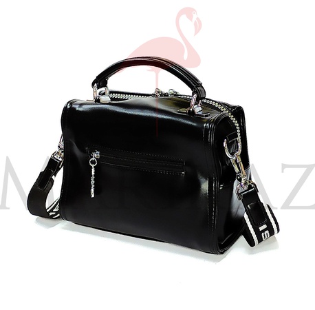 Bayan çantası Beyaz / Siyah / Kahverengi