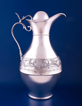 Серебряный кувшин для воды №8