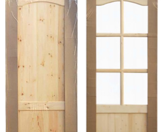 Kutulu ahşap kapı, panel panelli TOPTAN