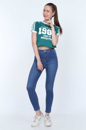 Full Power Likra Yüksek Bel Full Power Likra Kadın Kot