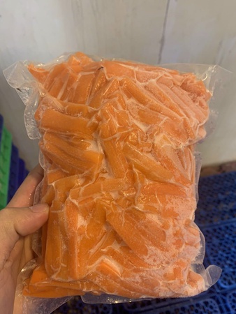 Vietnam. Frozen fruit, semi-finished productю