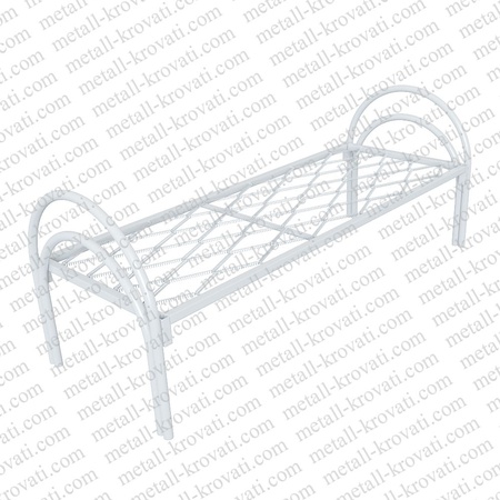 Кровать металлическая одноярусная усиленная сетка прокатная пружина ‘КП-5’