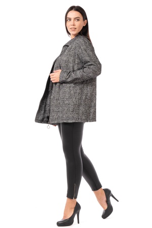 Куртка на молнии большого размера