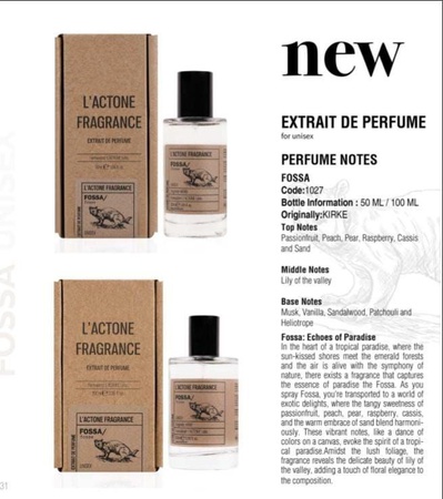 Духи, парфюм, L'ACTONE 50ML