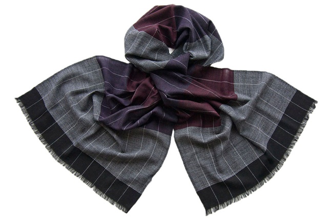 Italian silk and wool scarves for men