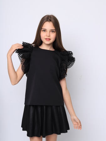 Блузка Роза-сетчатая детско-подростковая/2350