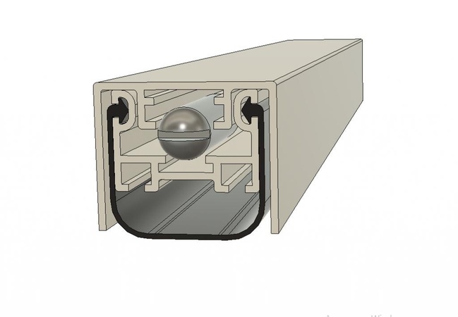 Автоматическое опускающееся уплотнение AFP 24.5x20