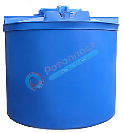 7000 л Пластиковая емкость с люком