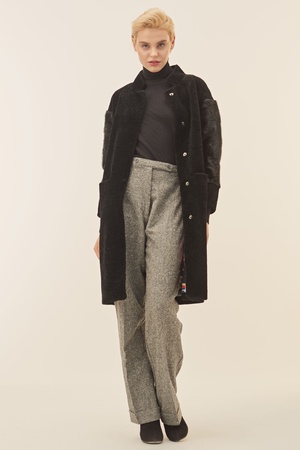 Пальто женское Silverfox модель 804-черный