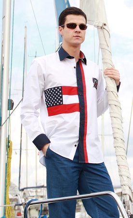 Мужская рубашка поло