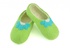 &quot;Papatya mavisi&quot; yeşil keçe terlikler