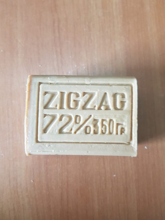 Хозяйственное мыло ZigZag, жирность 72%, вес 350 грамм