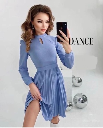 فستان محبوك. أسفل Pleserovka. معيار الحجم. الصين 🇨🇳