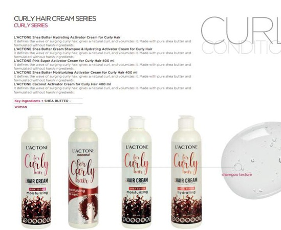 L'ACTONE  HAIR SHAMPOO+HAIR CREAM  400ML