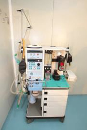 Tıbbi bir klinik için ekipman.