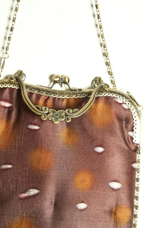 Сумка из натурального шелка ручной работы