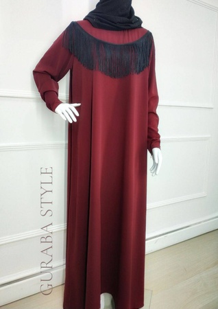 Платье с бахромой