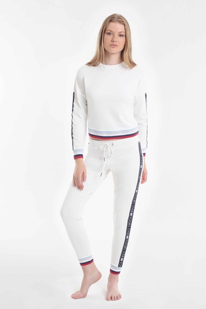 Running set Sweatshirt tracksuit% 48 cotton /% 48 modal /% 4 elasten