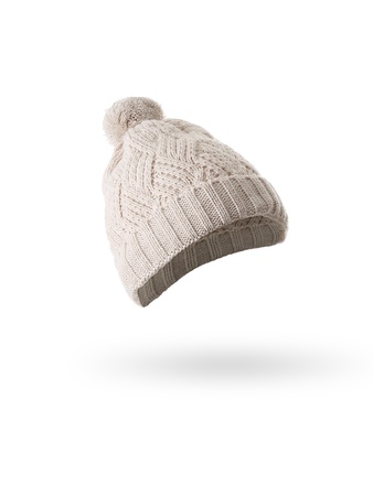 Детская шапочка Quad Zigzag с одним помпоном