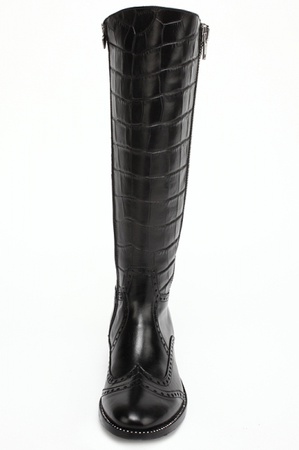 حذاء أسود بسحابين (eurozima) S092