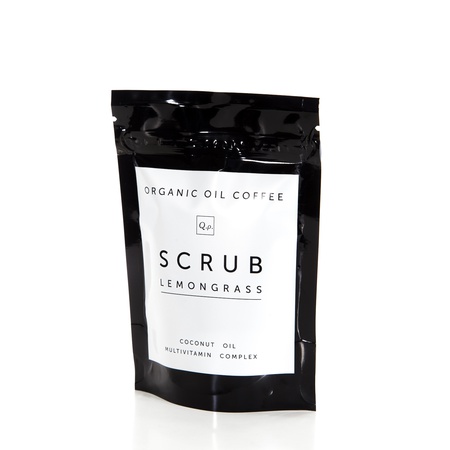 Натуральный Масляный кофейный скраб с эфирным маслом Лемограсса 100 гр.