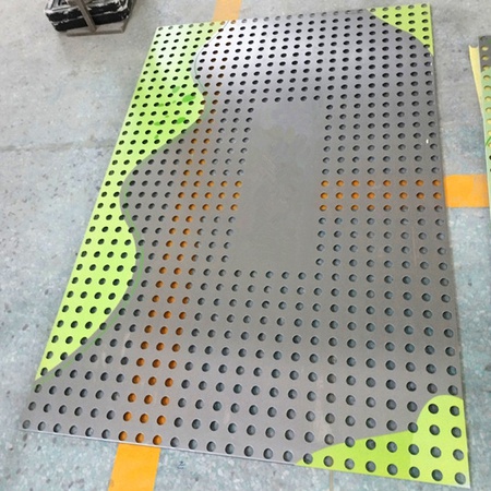 Perforated aluminum sheet