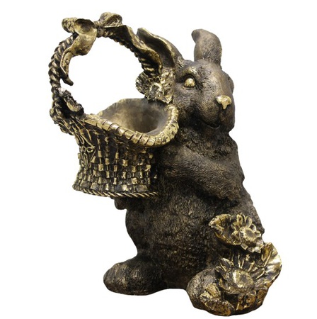 Статуэтка Зайка с лукошком