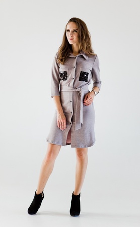 ПЛАТЬЕ МОЛОДЁЖНОЕ "СИМОНА" (ИНТЕРЛОК)