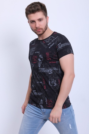 1022 型号 30/1 盖头男式 T 恤