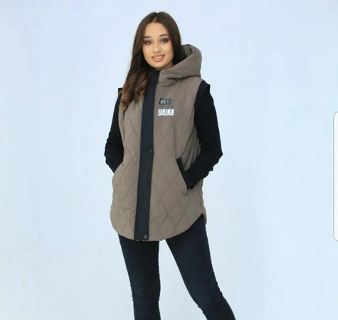 Безрукавки оверсайз