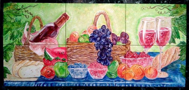 Плитка панно керамика. decor, ceramics, ceramic tile panels, tile panels, apron tiles, bathroom tiles,