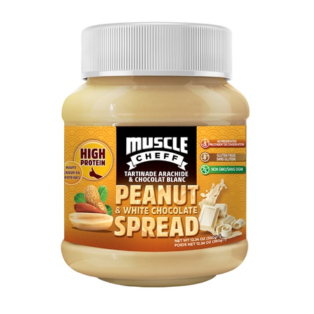 Muscle Cheff Proteinli Beyaz Çikolatalı Yer Fıstığı Kreması(350 G)