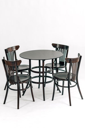 Стул венский Uranus из гнутого бука, массив, отделка "темный орех"