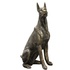 Doberman heykelcik oturma