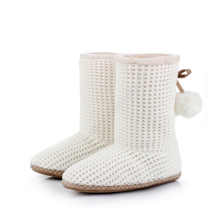 Ugg boots with plush pom-poms L-121