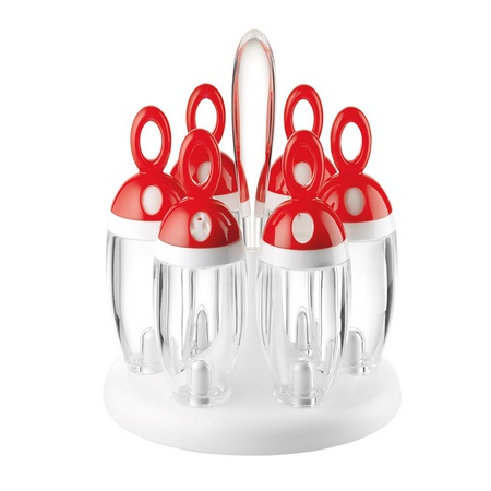 НАБОР ДЛЯ СПЕЦИЙ НА ПОДСТАВКЕ MY KITCHEN КРАСНЫЙ