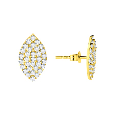 Even & Pétra 14k Gold Stone Drop Earrings