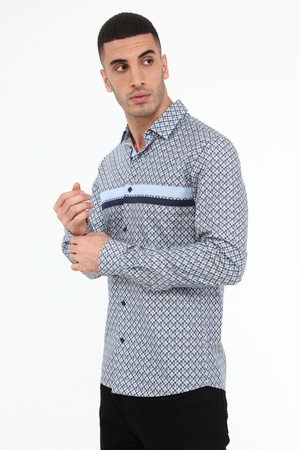 SH-1210 Мужская рубашка