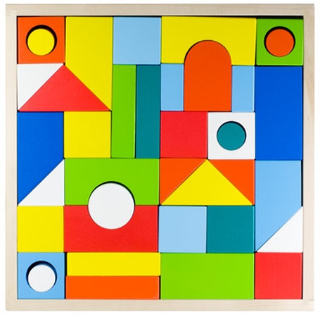 Деревянный конструктор "Городок"