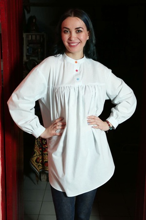 Stylish shirts made of natural cotton