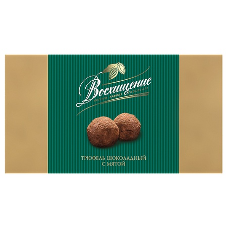 Трюфель "Восхищение" шоколадный с мятой, 100г