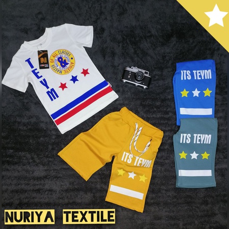 Erkek çocuklar için tişört şortları