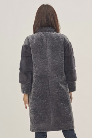 Пальто женское Silverfox модель 804-Серый