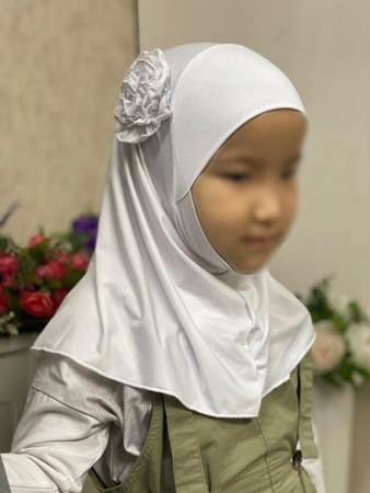 Детский химар с цветочком🍭🍬 Ткань *#Калифорния* *3.2$*